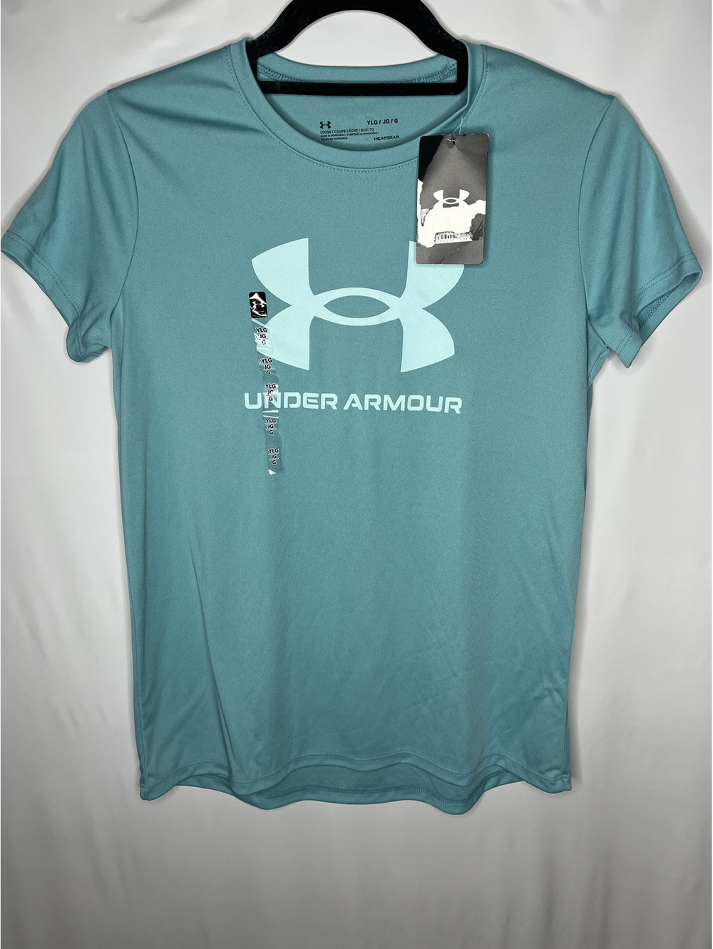 NWT Under Armour Girl's Blue Shirt Size Large